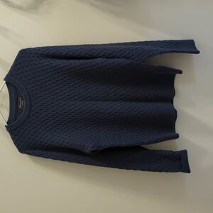 Blue Abercrombie knit sweater